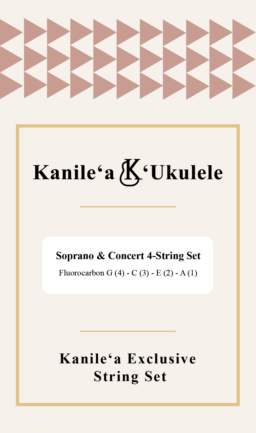 Kanile'a X Worth | G (Standard) 'Ukulele for Soprano, Super Soprano, and Concert 'Ukuleles - 'Ukulele
